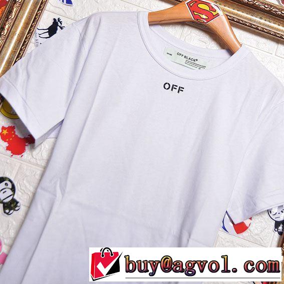 大人の華やかさを演出 2019年春夏のトレンドアイテム Off-White オフホワイト 半袖Tシャツ 2色可選