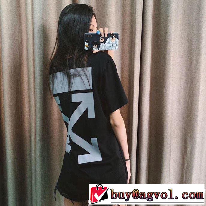 off-white 18ss】 OW 18ss 今年の正解大人気新作 2019年の春夏に着たい Off-White オフホワイト 半袖Tシャツ