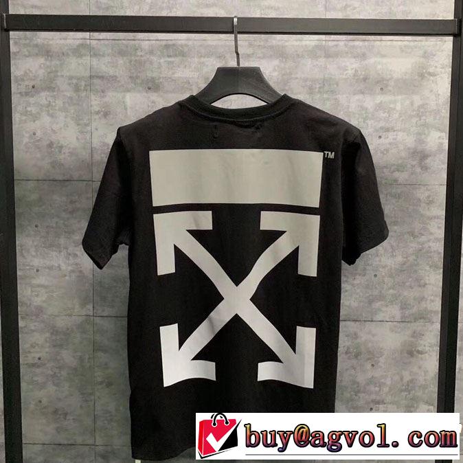 off-white 18ss】 OW 18ss 今年の正解大人気新作 2019年の春夏に着たい Off-White オフホワイト 半袖Tシャツ