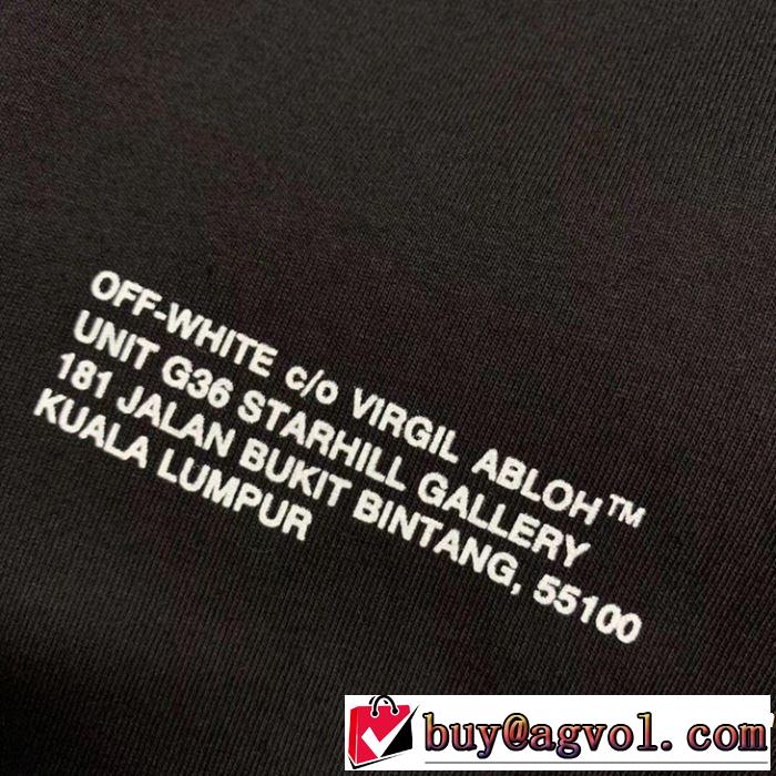 off-white 18ss】 OW 18ss 今年の正解大人気新作 2019年の春夏に着たい Off-White オフホワイト 半袖Tシャツ