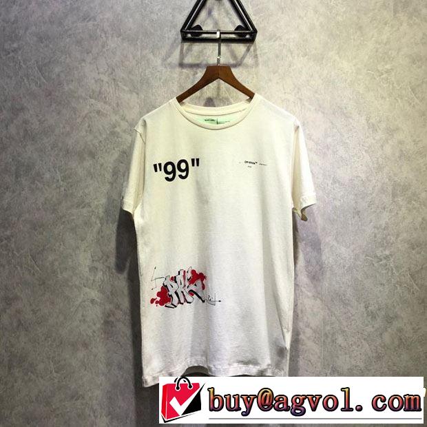 優しげ人気アイテム Off-White オフホワイト 半袖Tシャツ 【2019春夏】最新コレクション きれいめ上品に