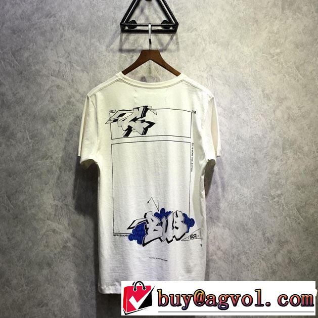 優しげ人気アイテム Off-White オフホワイト 半袖Tシャツ 【2019春夏】最新コレクション きれいめ上品に