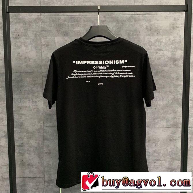 Off-White オフホワイト 半袖Tシャツ off-white 19ss】 OW 19ss きちんと感をプラス 2019SSのトレンド商品