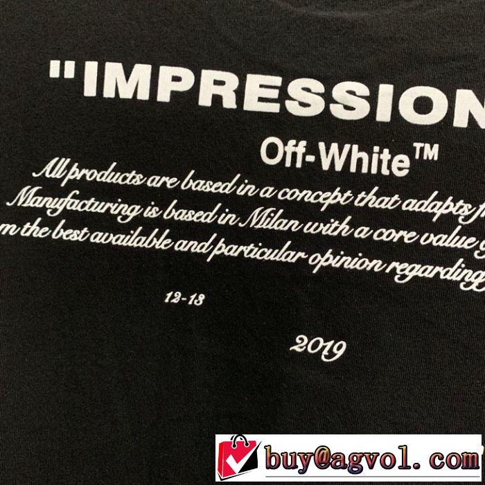Off-White オフホワイト 半袖Tシャツ off-white 19ss】 OW 19ss きちんと感をプラス 2019SSのトレンド商品