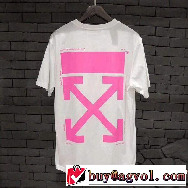 Off-White オフホワイト 半袖Tシャツ 2色可選 2019年の春夏に着たい る春夏おすすめの人気商品 涼しげに演出