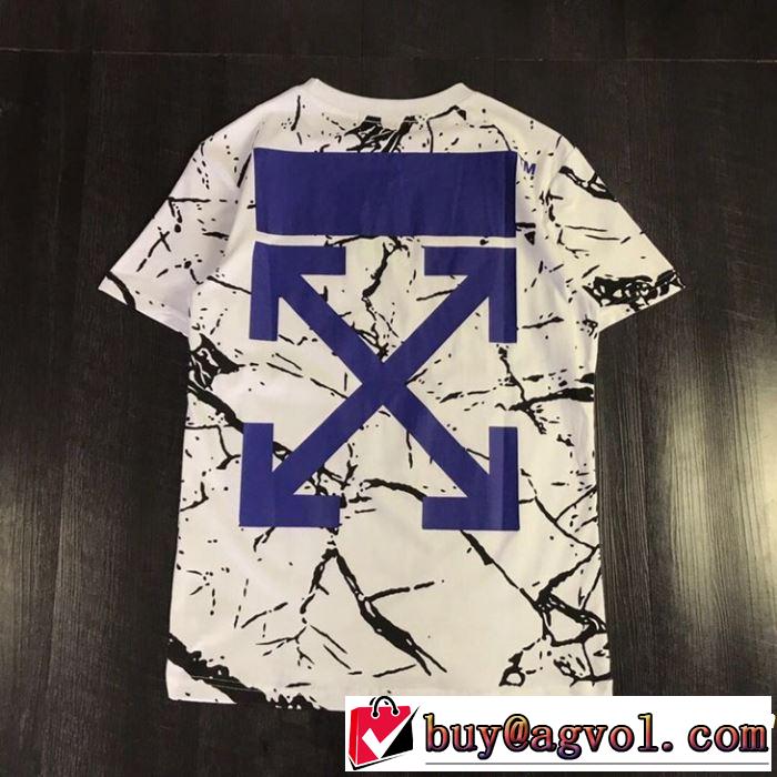 半袖Tシャツ 2色可選 OFF-WHITE 2019春夏は人気定番 人気ストリートブランド新品 Off-White オフホワイト