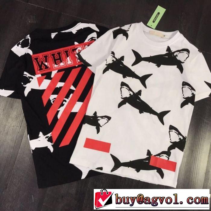 Off-White オフホワイト 半袖Tシャツ 2色可選 OFF-WHITE オシャレ印象で人気の高い 2019SSのトレンド商品