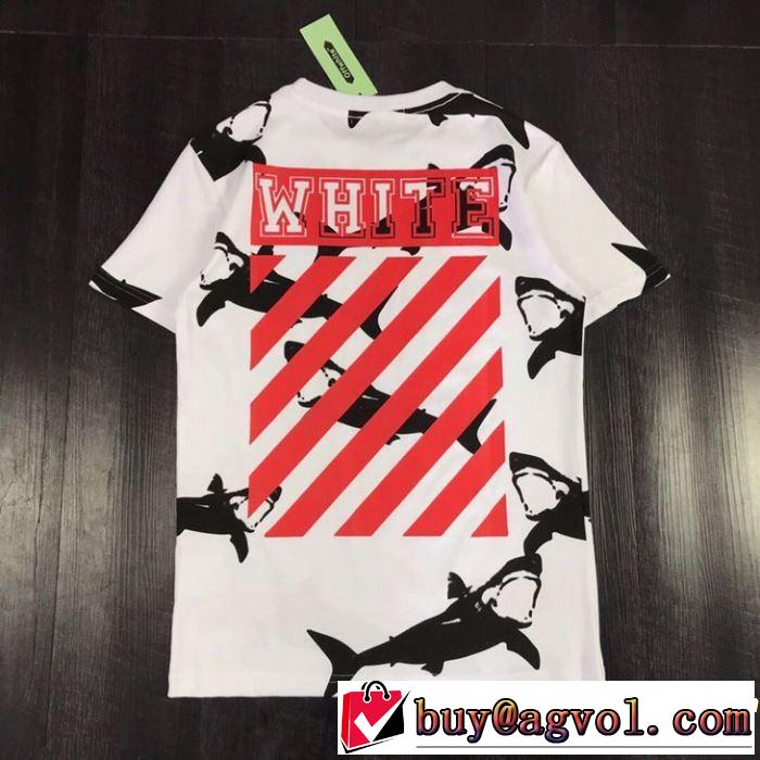 Off-White オフホワイト 半袖Tシャツ 2色可選 OFF-WHITE オシャレ印象で人気の高い 2019SSのトレンド商品