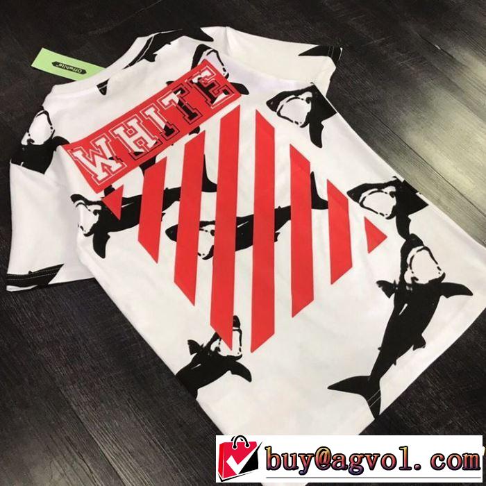 Off-White オフホワイト 半袖Tシャツ 2色可選 OFF-WHITE オシャレ印象で人気の高い 2019SSのトレンド商品