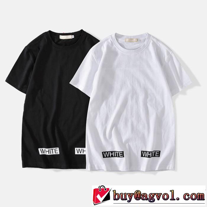 2019春夏の大注目トレンド 今っぽく新作アイテム Off-White オフホワイト 半袖Tシャツ OFF-WHITE 2色可選