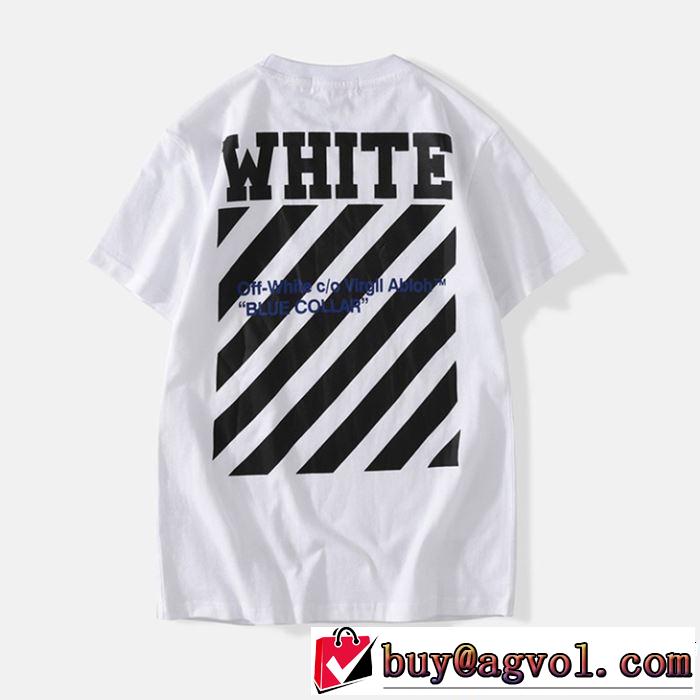 2019春夏の大注目トレンド 今っぽく新作アイテム Off-White オフホワイト 半袖Tシャツ OFF-WHITE 2色可選