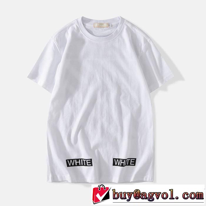 2019春夏の大注目トレンド 今っぽく新作アイテム Off-White オフホワイト 半袖Tシャツ OFF-WHITE 2色可選