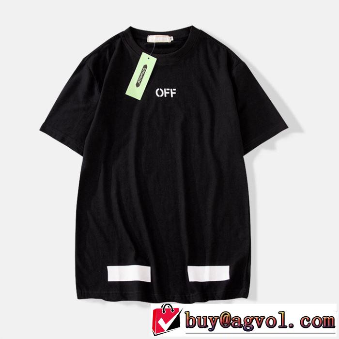 半袖Tシャツ OFF-WHITE 3色可選 春夏の流行り2019新品 2019春夏トレンドアイテム Off-White オフホワイト