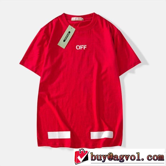 半袖Tシャツ OFF-WHITE 3色可選 春夏の流行り2019新品 2019春夏トレンドアイテム Off-White オフホワイト