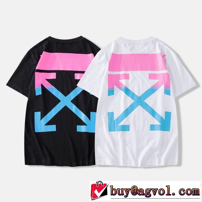 Off-White オフホワイト 半袖Tシャツ OFF-WHITE 2色可選 着るだけで上品なスタイル 2019SSのトレンド商品
