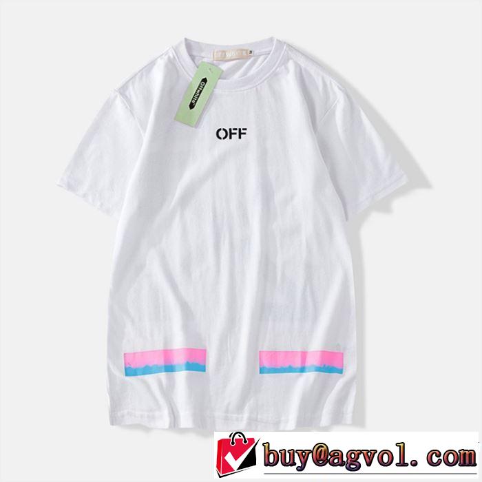 Off-White オフホワイト 半袖Tシャツ OFF-WHITE 2色可選 着るだけで上品なスタイル 2019SSのトレンド商品