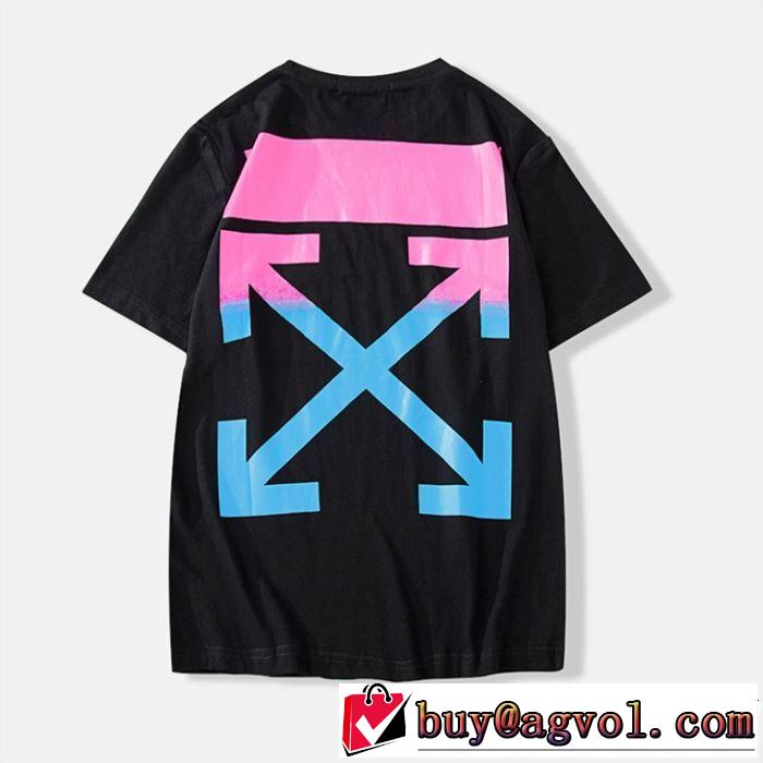 Off-White オフホワイト 半袖Tシャツ OFF-WHITE 2色可選 着るだけで上品なスタイル 2019SSのトレンド商品