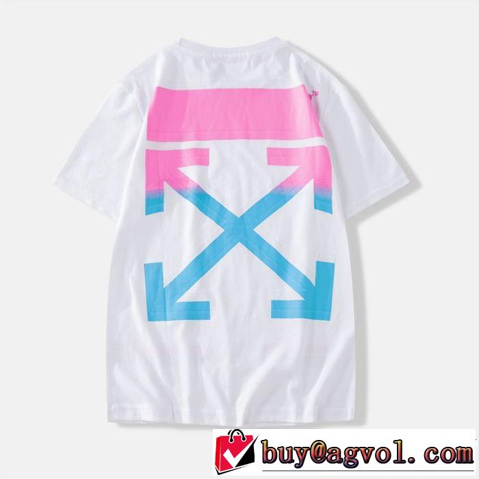 Off-White オフホワイト 半袖Tシャツ OFF-WHITE 2色可選 着るだけで上品なスタイル 2019SSのトレンド商品