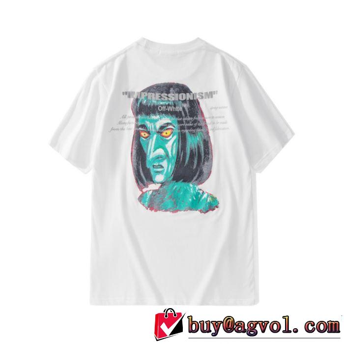鮮度アップブランド最新 《2019年》今、注目のストリート Off-White オフホワイト 半袖Tシャツ 2色可選