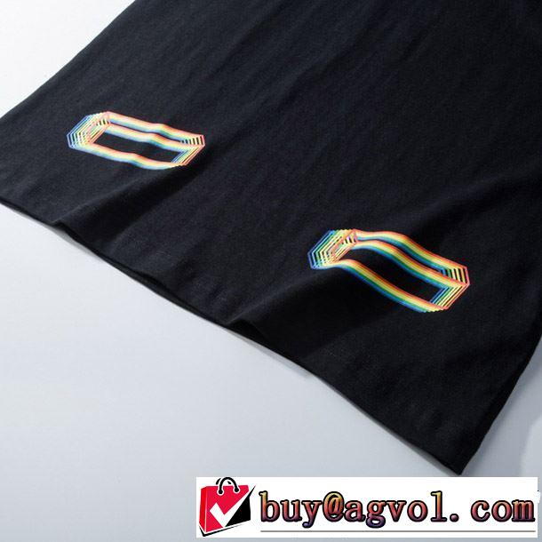 OFF BLACK 2色可選 今流行のストリート上品 2019春夏のトレンド新商品 Off-White オフホワイト 半袖Tシャツ