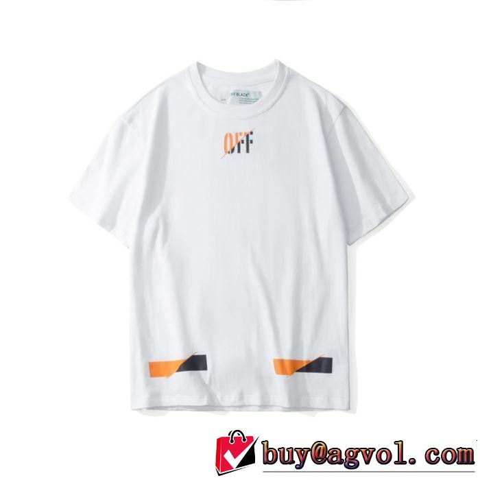 半袖Tシャツ OFF BLACK 2色可選 大人カジュアル上手に 《2019年》今、注目のストリート Off-White オフホワイト
