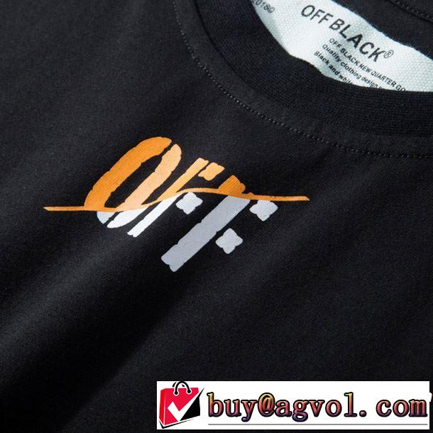 半袖Tシャツ OFF BLACK 2色可選 大人カジュアル上手に 《2019年》今、注目のストリート Off-White オフホワイト