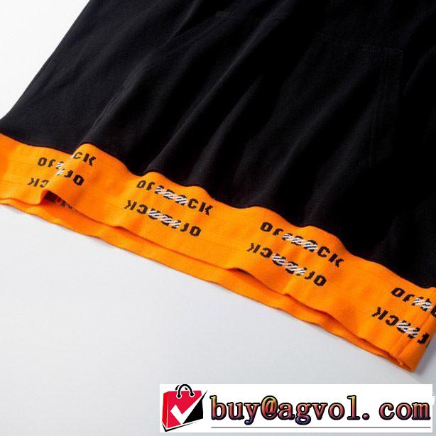 Off-White オフホワイト 半袖Tシャツ OFF BLACK 2色可選 知的な夏のスタイル 2019春夏も引き続き人気セール