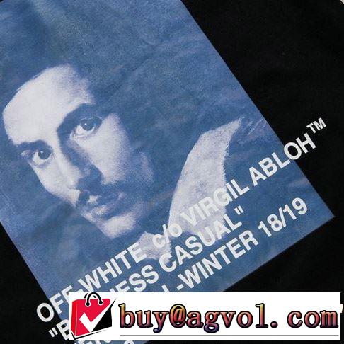 2色可選 半袖Tシャツ 今季トレンドの限定アイテム 2019年春夏流行ファッション Off-White オフホワイト