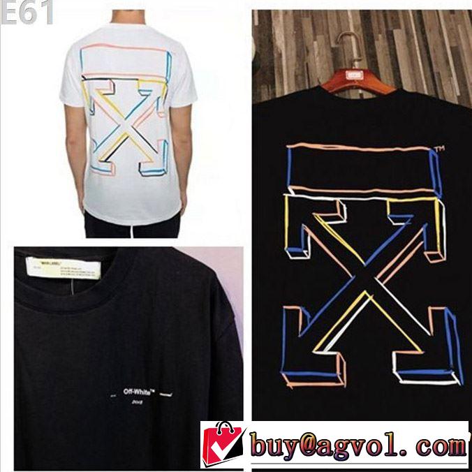Off-White オフホワイト 半袖Tシャツ 2色可選 オシャレ印象で人気の高い おしゃれな夏ファッション2019