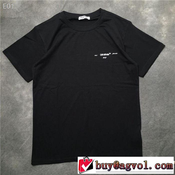Off-White オフホワイト 半袖Tシャツ 2色可選 オシャレ印象で人気の高い おしゃれな夏ファッション2019