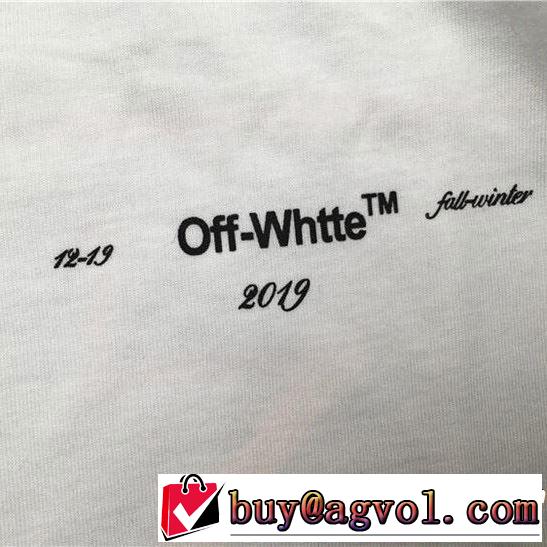 Off-White オフホワイト 半袖Tシャツ 2色可選 オシャレ印象で人気の高い おしゃれな夏ファッション2019