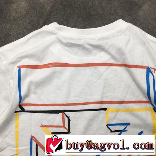 Off-White オフホワイト 半袖Tシャツ 2色可選 オシャレ印象で人気の高い おしゃれな夏ファッション2019