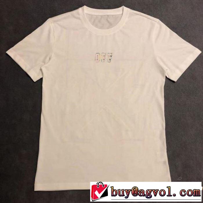 今季は特に注目ファション Off-White オフホワイト 半袖Tシャツ 《2019年》今、注目のストリート