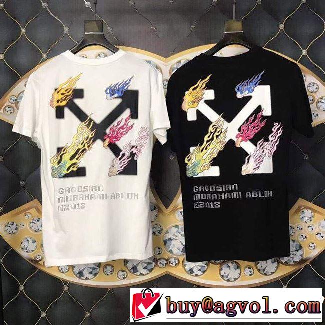 今季トレンドの限定アイテム 【2019春夏】最新コレクション Off-White オフホワイト 半袖Tシャツ 2色可選