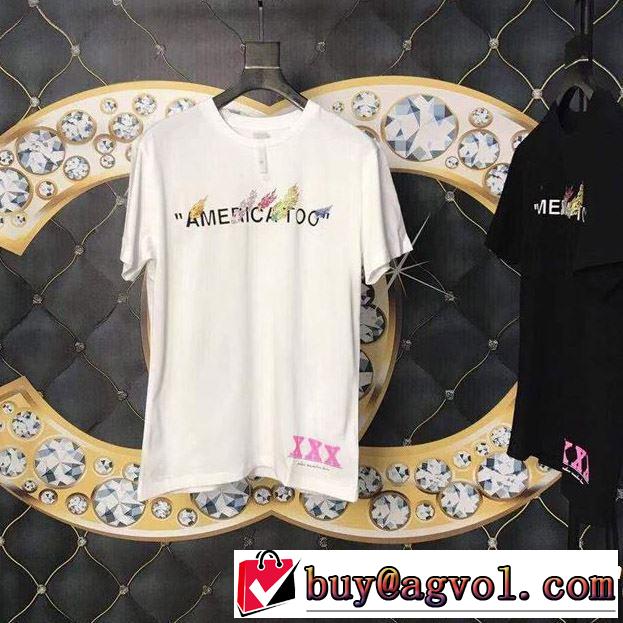 今季トレンドの限定アイテム 【2019春夏】最新コレクション Off-White オフホワイト 半袖Tシャツ 2色可選