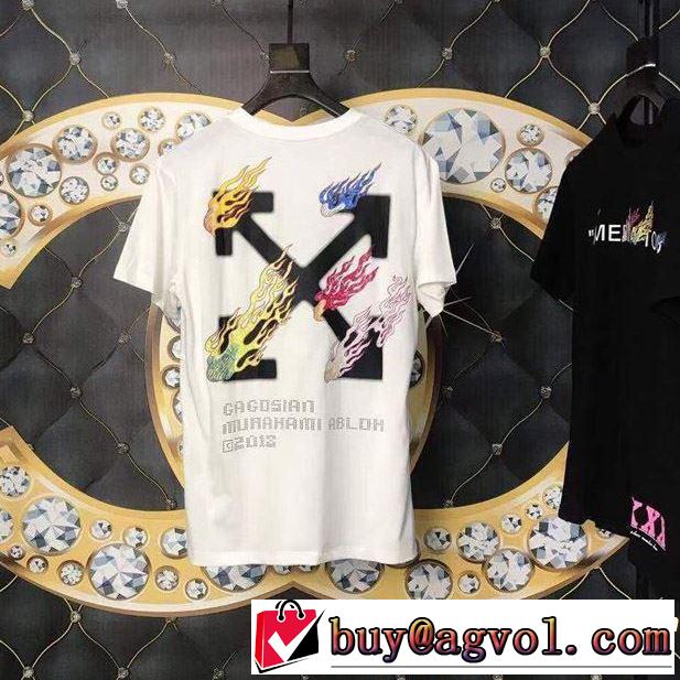 今季トレンドの限定アイテム 【2019春夏】最新コレクション Off-White オフホワイト 半袖Tシャツ 2色可選