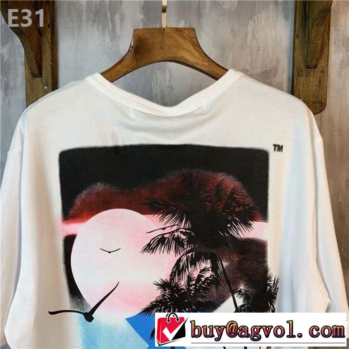 2019春夏の大注目トレンド Off-White オフホワイト 半袖Tシャツ まずは定番！人気アイテム すっきりした印象に