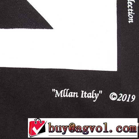 夏おすすめ人気ブランドアイテム おしゃれな夏ファッション2019 2色可選 半袖Tシャツ Off-White オフホワイト