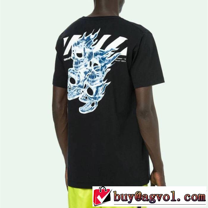 Off-White オフホワイト 半袖Tシャツ 2色可選 男女兼用 素敵カジュアルの春夏コレクション 2019夏色っぽさ