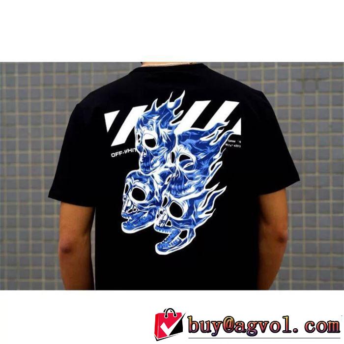Off-White オフホワイト 半袖Tシャツ 2色可選 男女兼用 素敵カジュアルの春夏コレクション 2019夏色っぽさ
