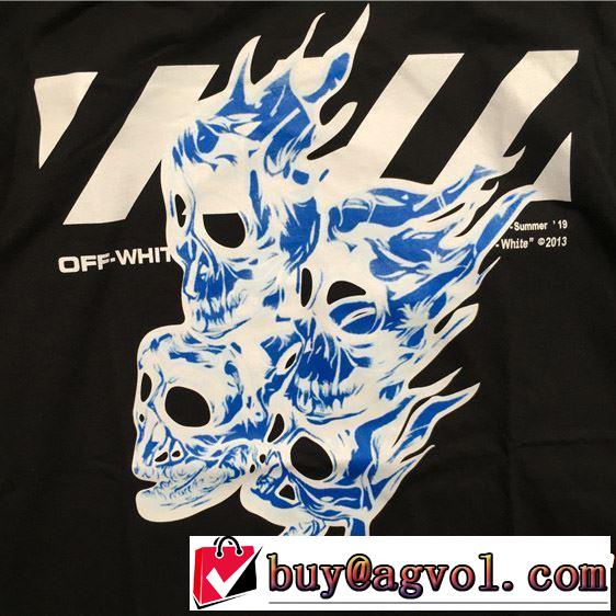 Off-White オフホワイト 半袖Tシャツ 2色可選 男女兼用 素敵カジュアルの春夏コレクション 2019夏色っぽさ