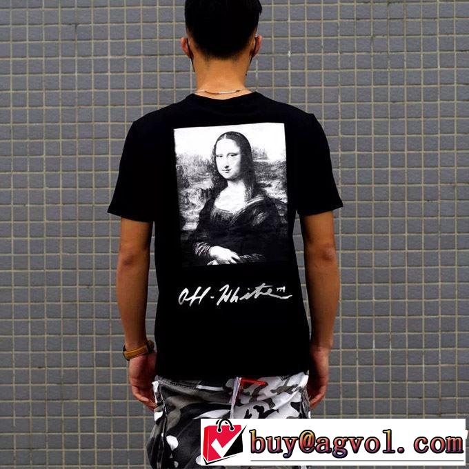 季節感をプラス人気商品 2019年の夏のマスト Off-White オフホワイト 半袖Tシャツ 2色可選 男女兼用