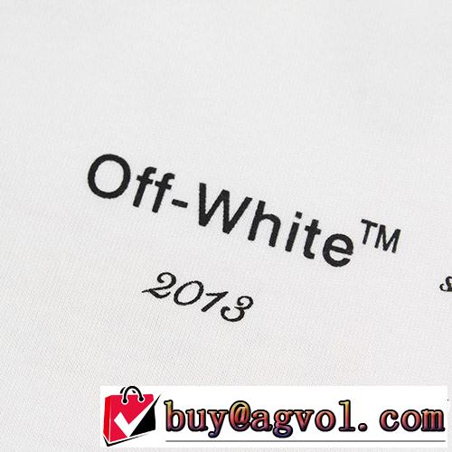 2019春夏のトレンド新商品 着るだけで上品なスタイル Off-White オフホワイト 半袖Tシャツ