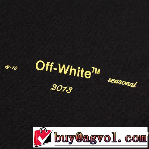 今から夏まで活躍する Off-White オフホワイト 半袖Tシャツ 2色可選 大人カジュアル夏ファッション2019