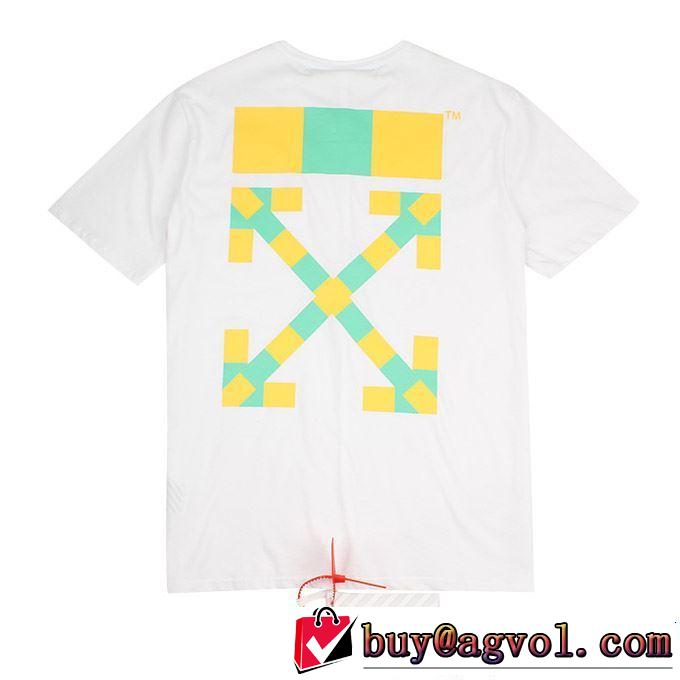2色可選 半袖Tシャツ人気ストリートブランド新品 2019春夏は人気定番 Off-White オフホワイト