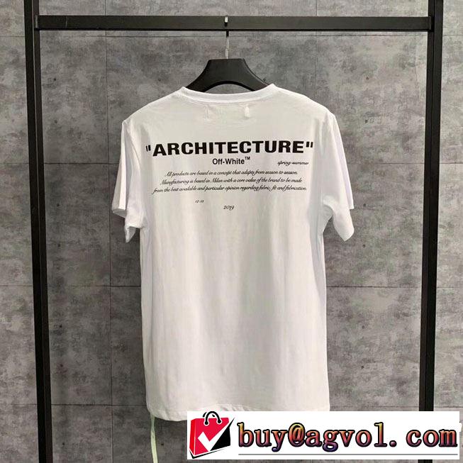 off-white 19ss】 OW 19ss スタイリッシュに新着 Off-White オフホワイト 半袖Tシャツ 2019年最新ファッション