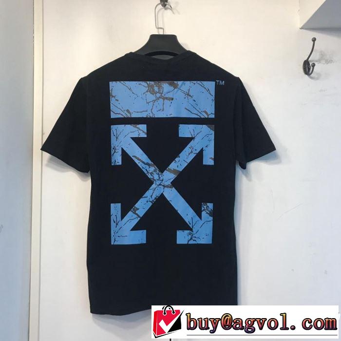 2019年春夏流行ファッション 大人の可愛さを引き立て Off-White オフホワイト 半袖Tシャツ off-white 19 2色可選