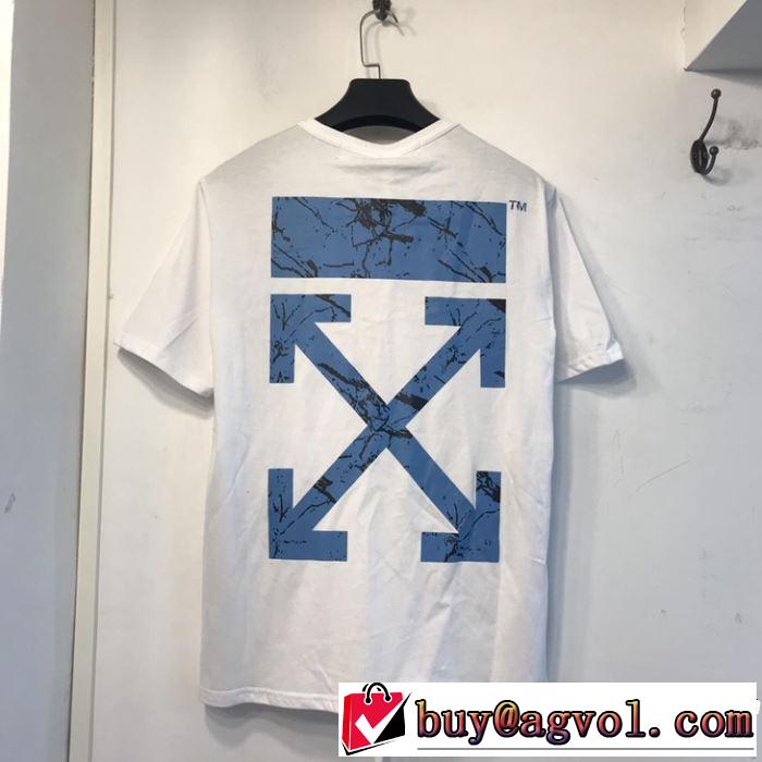 2019年春夏流行ファッション 大人の可愛さを引き立て Off-White オフホワイト 半袖Tシャツ off-white 19 2色可選