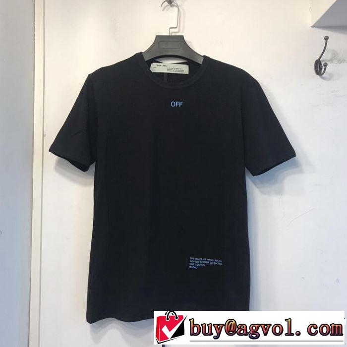 2019年春夏流行ファッション 大人の可愛さを引き立て Off-White オフホワイト 半袖Tシャツ off-white 19 2色可選