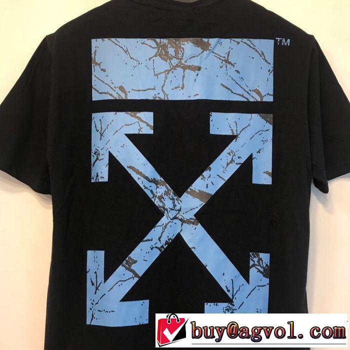 2019年春夏流行ファッション 大人の可愛さを引き立て Off-White オフホワイト 半袖Tシャツ off-white 19 2色可選